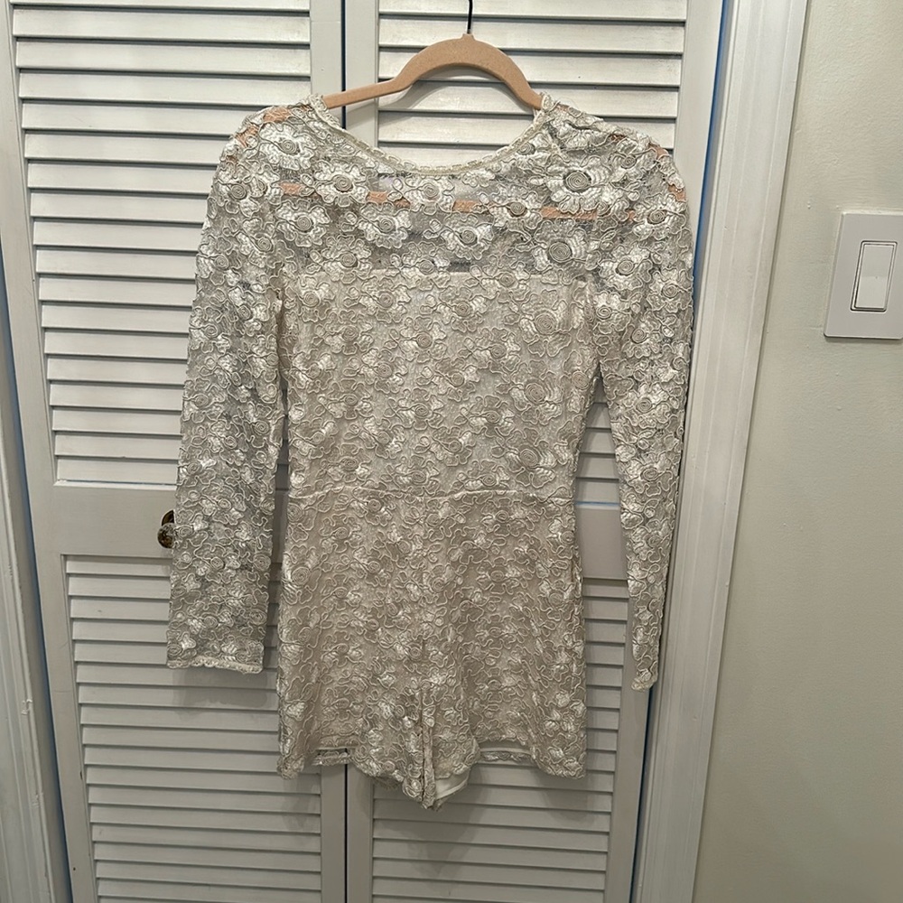 Alexis white romper
